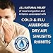 SinuCleanse Soft Tip Micro-Filtered Nasal Wash System, Relieves Nasal Congestion Due to Cold & Flu, Dry Air, Allergies, 30 All-Natural Saline Packets, Made in USA