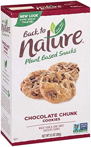 Back to Nature Cookies, Non-GMO Chocolate Chunk, 9.5 Ounce
