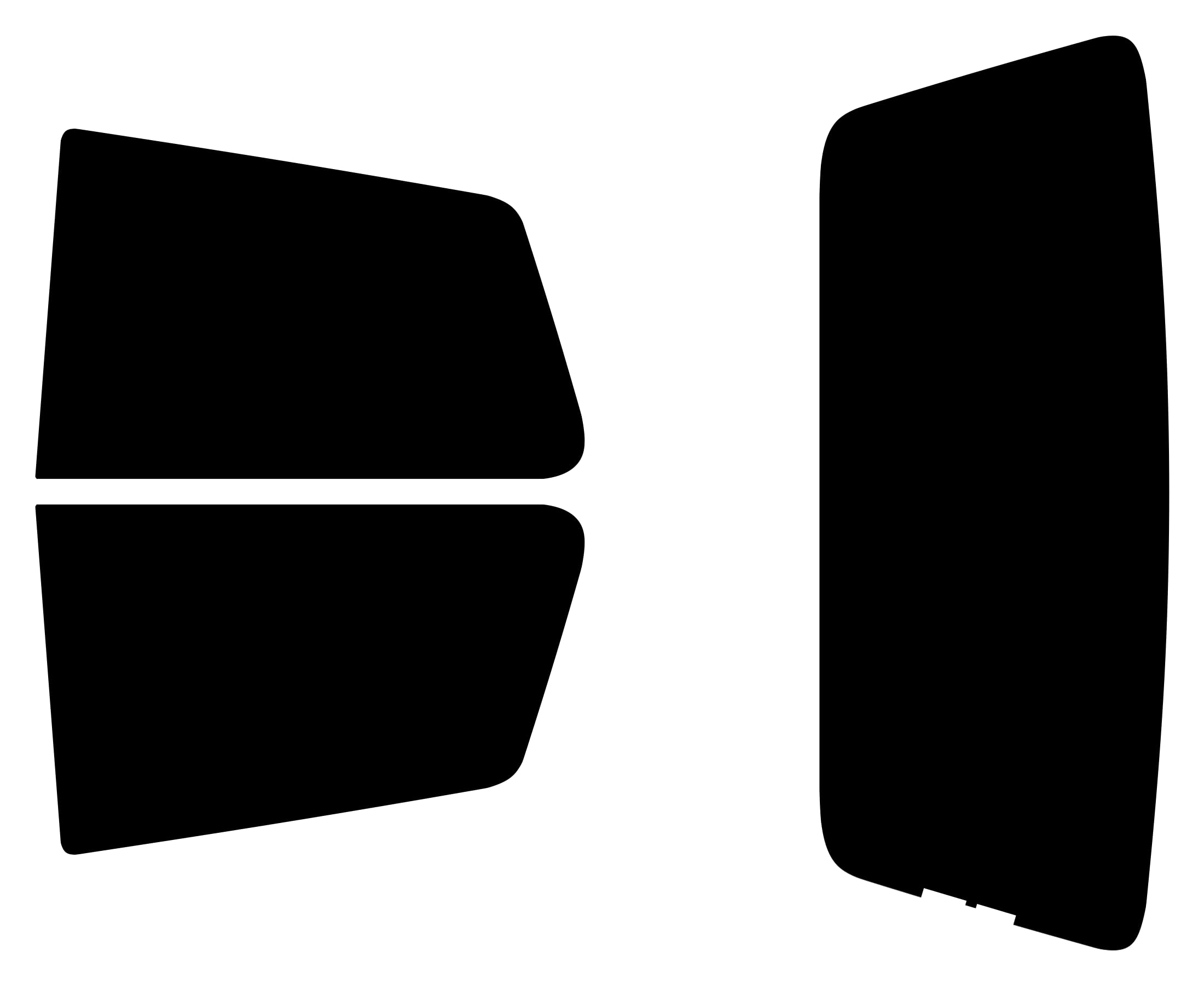 TINTCOM Film Solaire Auto Prédécoupé pour Renault Twingo 3 Portes 1993-2004 - (20% Noir Fumé Foncé) - Vitres Latérales Arrière & Lunette Arrière - Ajustement sur Mesure, Protection UV