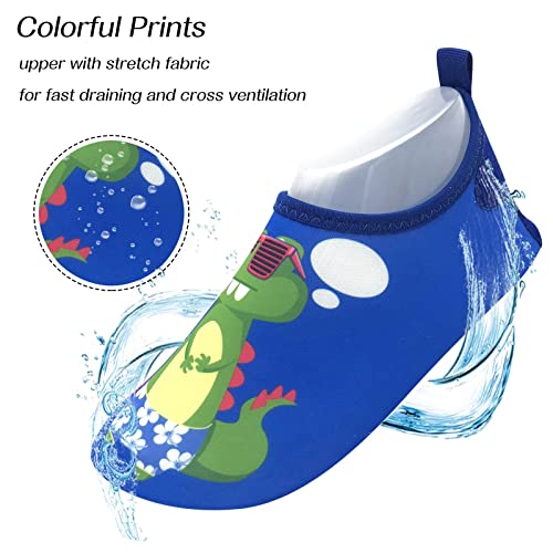 Generic Shoes Girls Youth Children Thin and Breathable Swimming Shoes Water Park Cartoon Rubber Soled Beach Shews for Girls 5