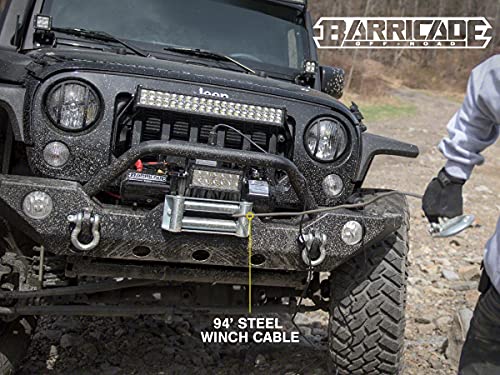 Winch Barricade Off-Road 9500 lb motor 12V 5.5Hp miniatura 6