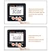 KKmoon Inclinómetro digital Transportador Base electrónico Caja 0-360 ° Aleación de aluminio...