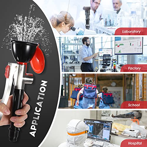 CGOLDENWALL Handaugenwaschstation Notfall Augenspüldusche 304 Edelstahl mit 1.5 m Drenchschlauch&Mehrschichtige, Filterdüse Schaumspray mit hoher Dichte für Labor, Industrie, Schule, Krankenhaus