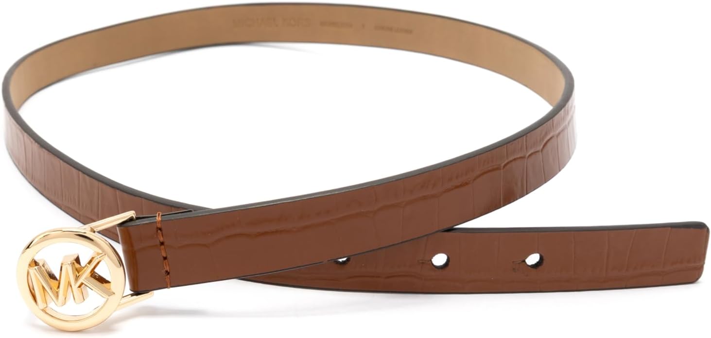 Michael Kors womens 18mm Logo Skinny Belt - Image 6