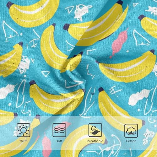Wusikd Banana Girls' Underwear Cotton Hearts Girls Briefs Soft Toddler Underwear 2T3