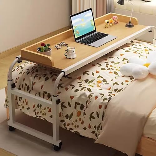 Table de lit médicale à roulettes pour manger au lit et travailler sur canapé
