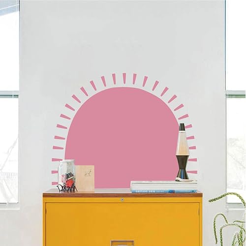 Miniatura 10 de Half Sun - Calcomanías de pared bohemias para cuarto de niños, decoración neutra sobre la cama, calcomanías extraíbles YT6515 (19.7 x 15.7 in,