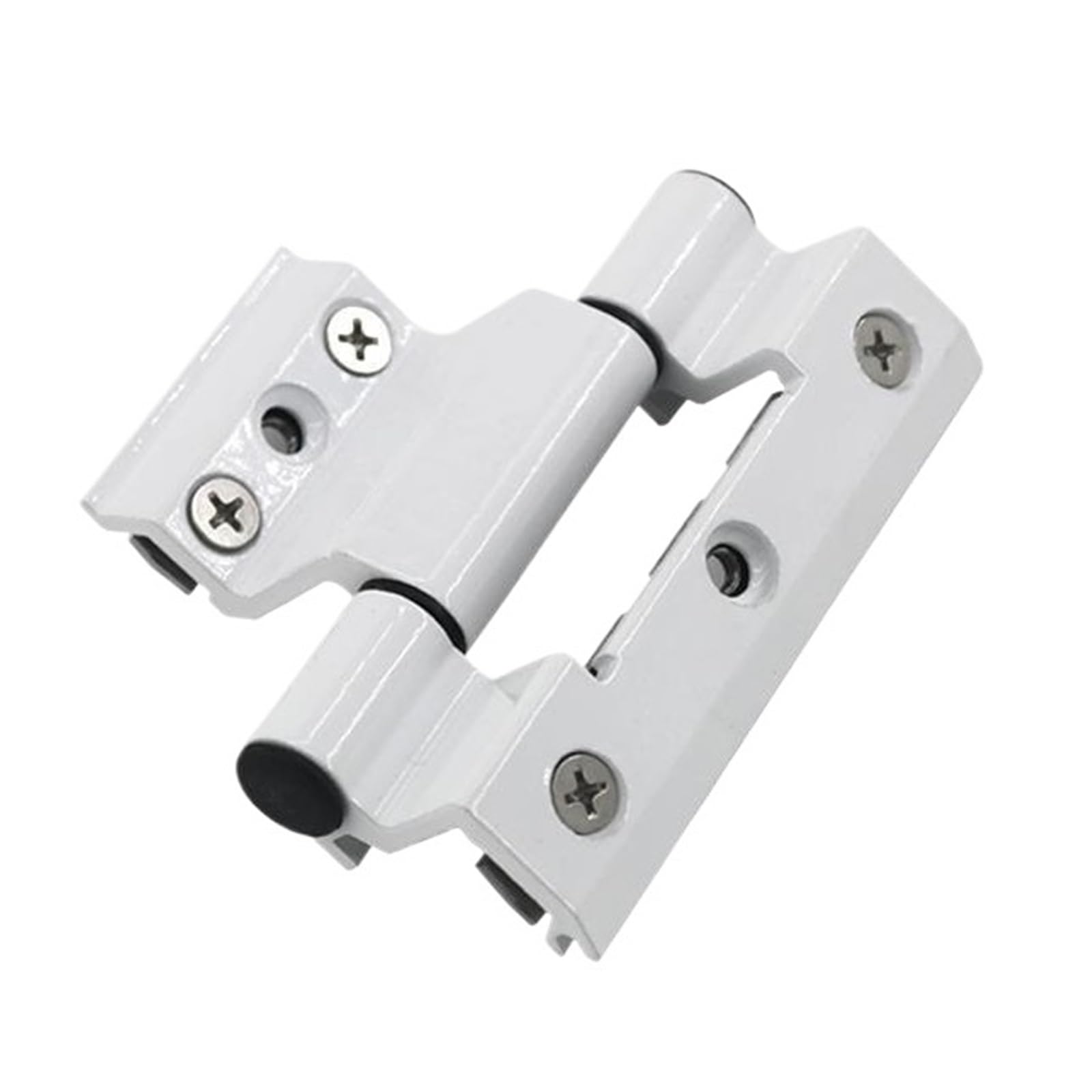 Door Hinge 1Pc Aluminum Alloy Door and Window Broken Bridge Hinge Insulation Broken Bridge Folding Hinges Furniture Hardware Easy to Install (Color : White-90mm)