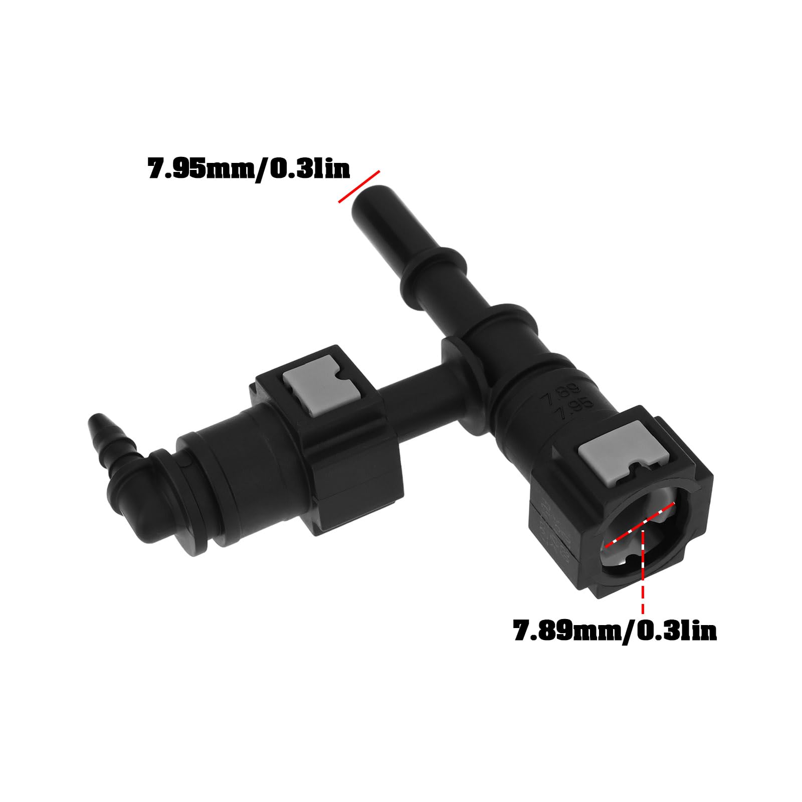 Kit Di Raccordi A Sgancio Rapido Per Tubo Flessibile Del Carburante Per Auto Dritto Da 789 Mm Id6989 Mm Id8 - 14