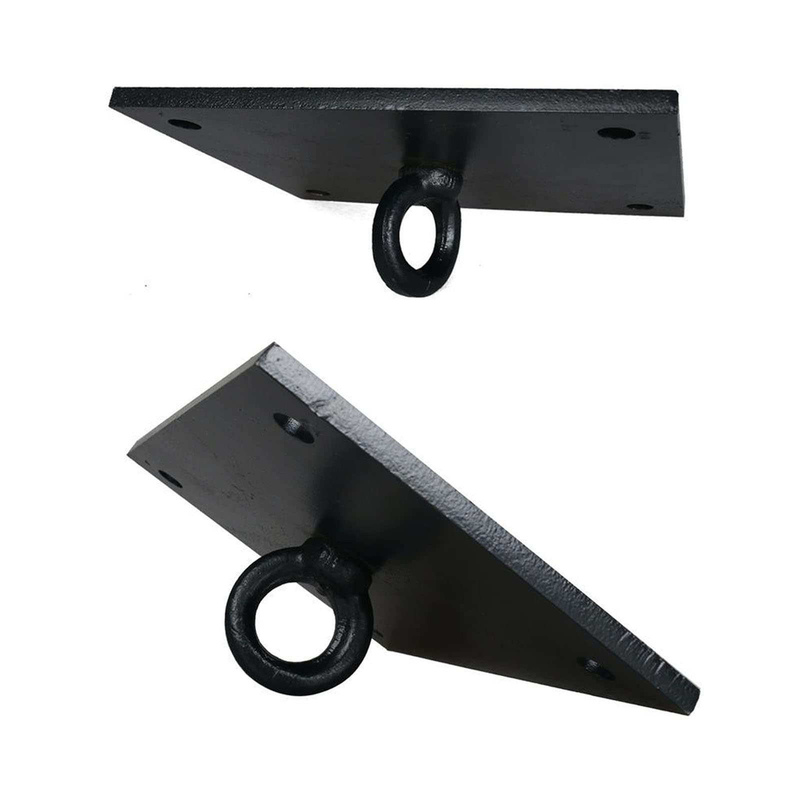 Staffa da Parete per Sacco da Boxe 40cm/60cm/80CM - Supporto da Muro in Acciaio Che Sostiene 300KG per Sacco Pesante, Manichino Appeso per Allenamento MMA, Kickboxing,Nero,60x25x13cm