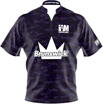Logo Infusion Dye-Sublimated Bowling Jersey Sash Collar - I AM Bowling Fun Design 2043-BR - Brunswick - CAMO