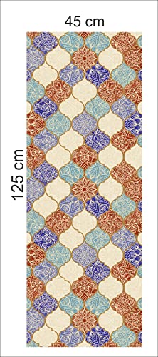Image of CABANA HOMES Wall Stickers DIY Decal Wallpaper for Home Decor (45 x 125 cm, 2 Rolls) (12 sq. ft) Decorative Self Adhesive Bedroom, Living Room, Furniture, Wardrobe, Office, Multicolour
