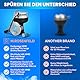 M. ROSENFELD Shisha Kopf Phunnel Set - Heat Management Silikon Kopf mit Smokebox HMD, Shisha Zubehör Kaminaufsatz für alle Wasserpfeifen Phunnel Kopf (Base+)
