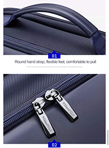 Mochila William Polo Original Masculina Modelo Future - Azul