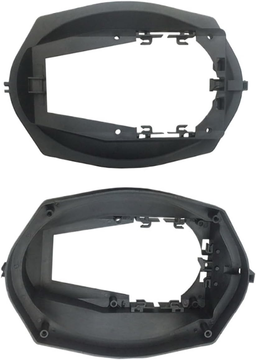 サウンドウェイ-シングルDINカーラジオフレームの取り付け 6インチ x 9インチ リアスピーカーアダプター/1991-1999 B