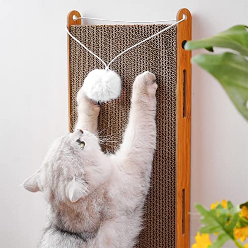 3 Pcs Raspadinhas para gatos - Almofada de gato de papel ondulado segura para polimento de garras,Ar