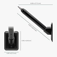 Vista 6 de Holicfun Soporte de pared universal para panel solar para Ring, Eufy, Arlo, Wyze, Reolink y más, brazo de montaje extendido, ajustable en múltiples