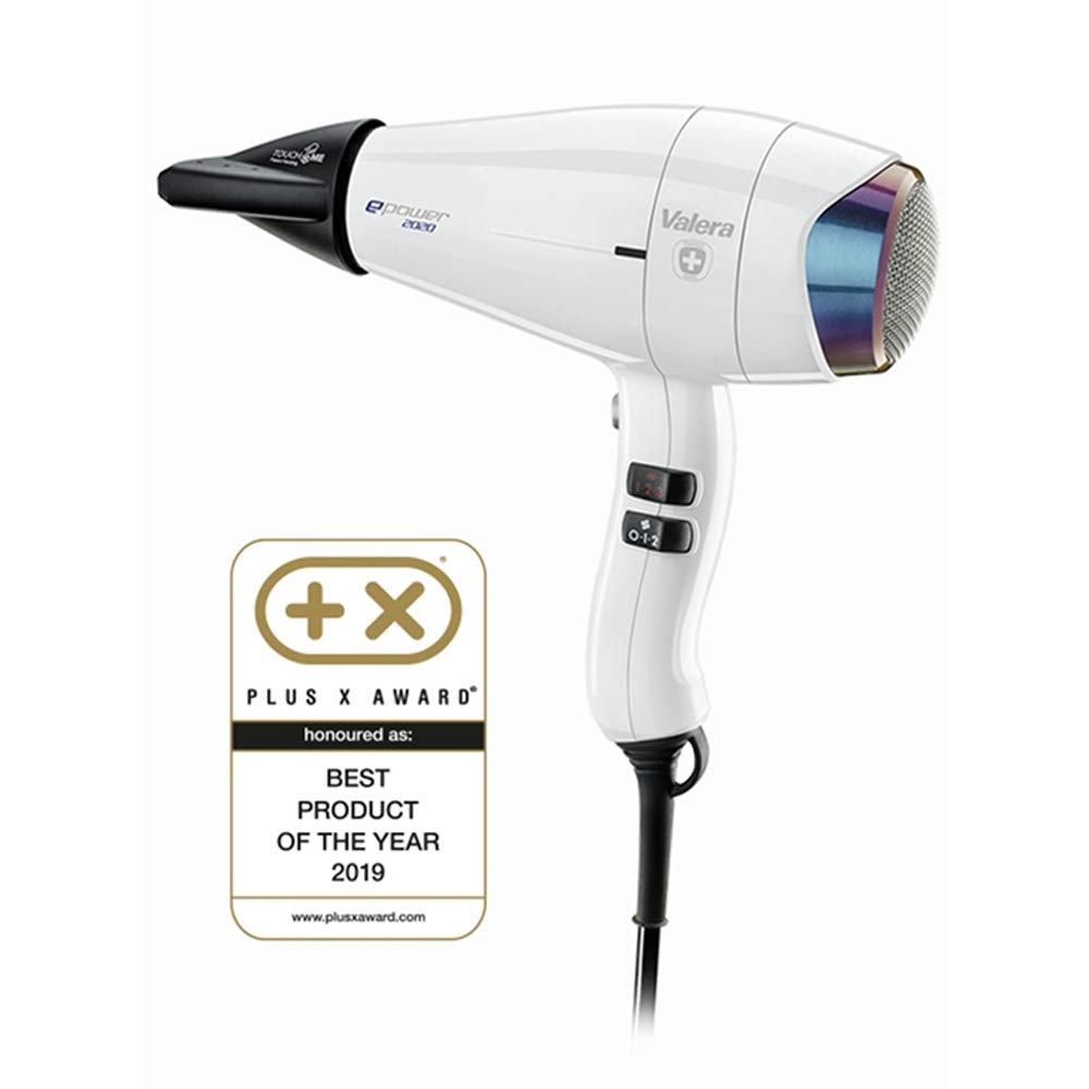 ValeraE-Power 2020 Hair Dryer, 1600 Watts, Rotocord, White