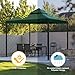 Yescom 10x10Ft UV30+ Gazebo Replacement Top for 2 Tier Outdoor Canopy Cover Patio Backyard Party Deck Green