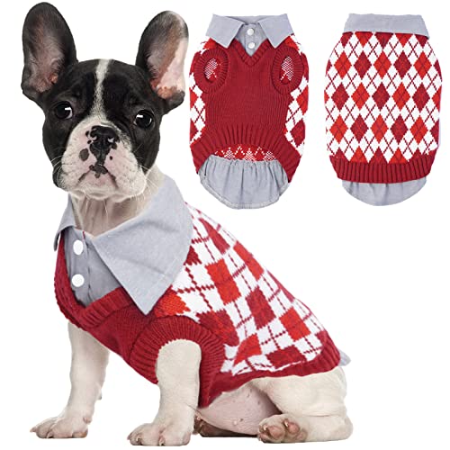 Klassischer Hundepullover mit Schottenmuster Cover