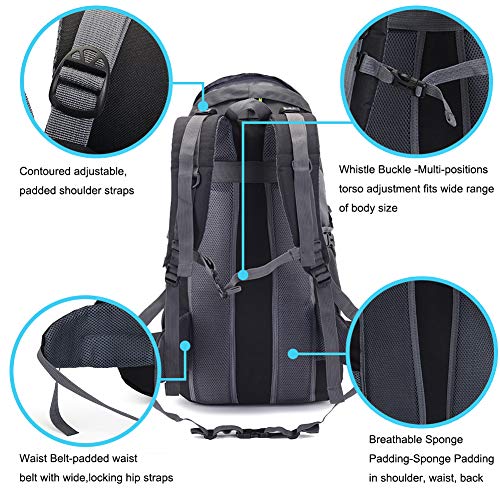 Ruru Monkey 50 Liter Hiking Backpack Daypack For Outdoor Camping Traveling #TOP5