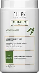 Xbtx Okra Quiabo Redutor de Volume e Controle de Frizz Alisamento Capilar Orgânico Profissional Sem Formol 1kg
