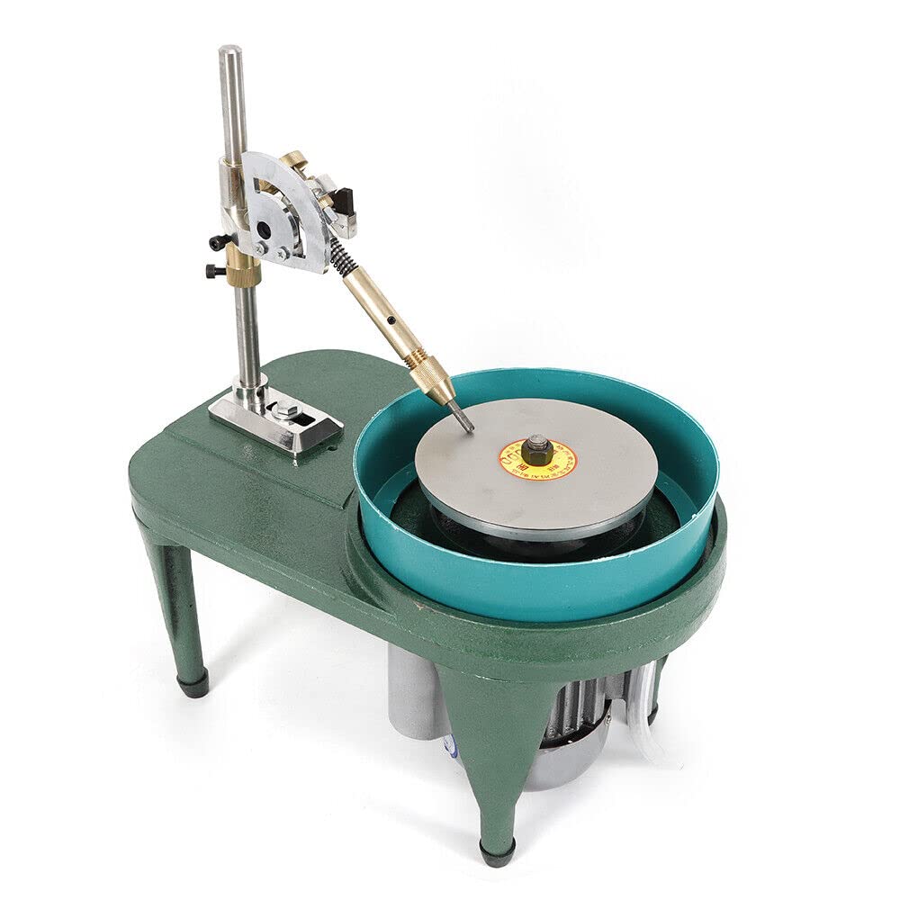 Gemstone Faceting Machine, 2800RPM Jewel Polisher Tool, 110V Rock Angle Grinding Cutting Machine With Faceted Manipulator for Carving, Drilling, Cleaning, Jade, Stone, Wood, Gold, Crafts
