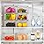 Clemate 6Pack Pantry Organizers and Storage,Clear Stackable Kitchen Storage Organizer,Foods Organizer Bins with Handles, Easily Assemble for Bathroom, Kitchen, Refrigerator, Pantry, Cabinet, Closet