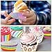 SANNIX 450pcs Rainbow Cupcake Liners, Colorful Baking Cups Cupcake Wrappers Paper Wraps Muffin Liners for Birthday Pride Party Candy Cake Decorations Supplies(9 Designs)