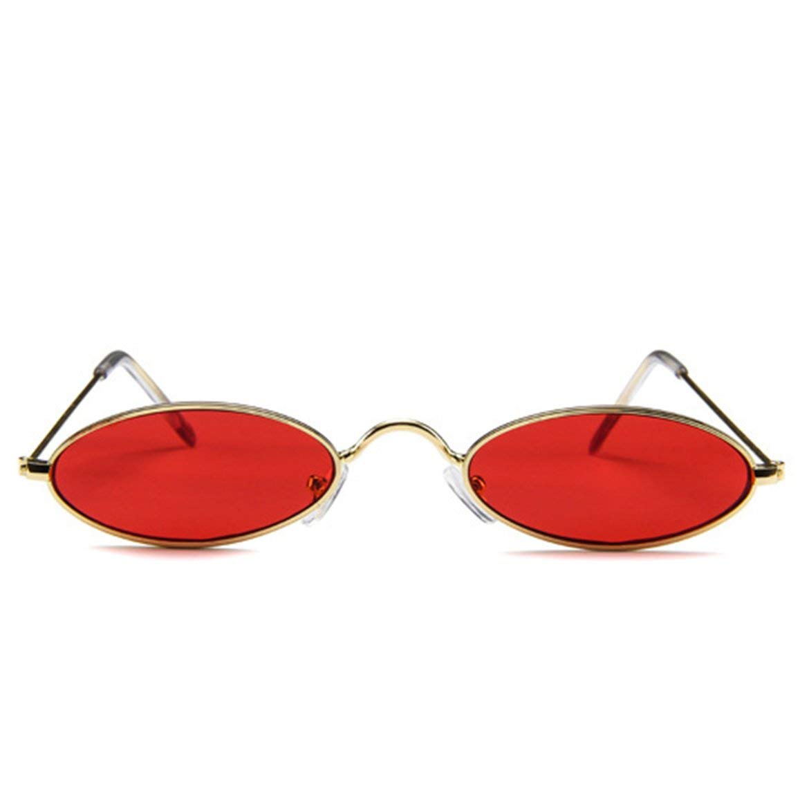 Oval sunglasses,Adult Oval Sunglasses Small Round Shades Sunglasses Trending Fashion Vintage Glasses UV Protection Eyewear