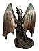 Pacific Giftware Bronzite Dragon Standing on Rock Statue Collectible Figurine 9 Inch