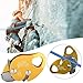 Alomejor Climbing Descender Self-Braking Stop Climbing Rope Grab Stopper for Mountaineering