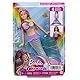 Barbie Dreamtopia Zauberlicht Meerjungfrau Puppe mit blonden Haaren, Barbiepuppe mit Meerjungfrauenschwanz, geeignet als Geschenk für Kinder ab 3 Jahren, HDJ36