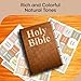 EssexWares - Boho Solid Color Bible Tabs for Old and New Testament, 80 Large Print Tabs in Bohemian Style for Bible Study, Water-Resistant and Durable Bible Index Tabs for Women and Men - 1.7