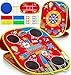 Spider Bean Bag Toss Game for Kids – 3-in-1 Cornhole Board Outdoor Toys for Toddlers, Family Fun Games for Beach & Yard, Birthday Easter Gifts for Ages 3 4 5 6 7 8-12 Year Old Boys Girl