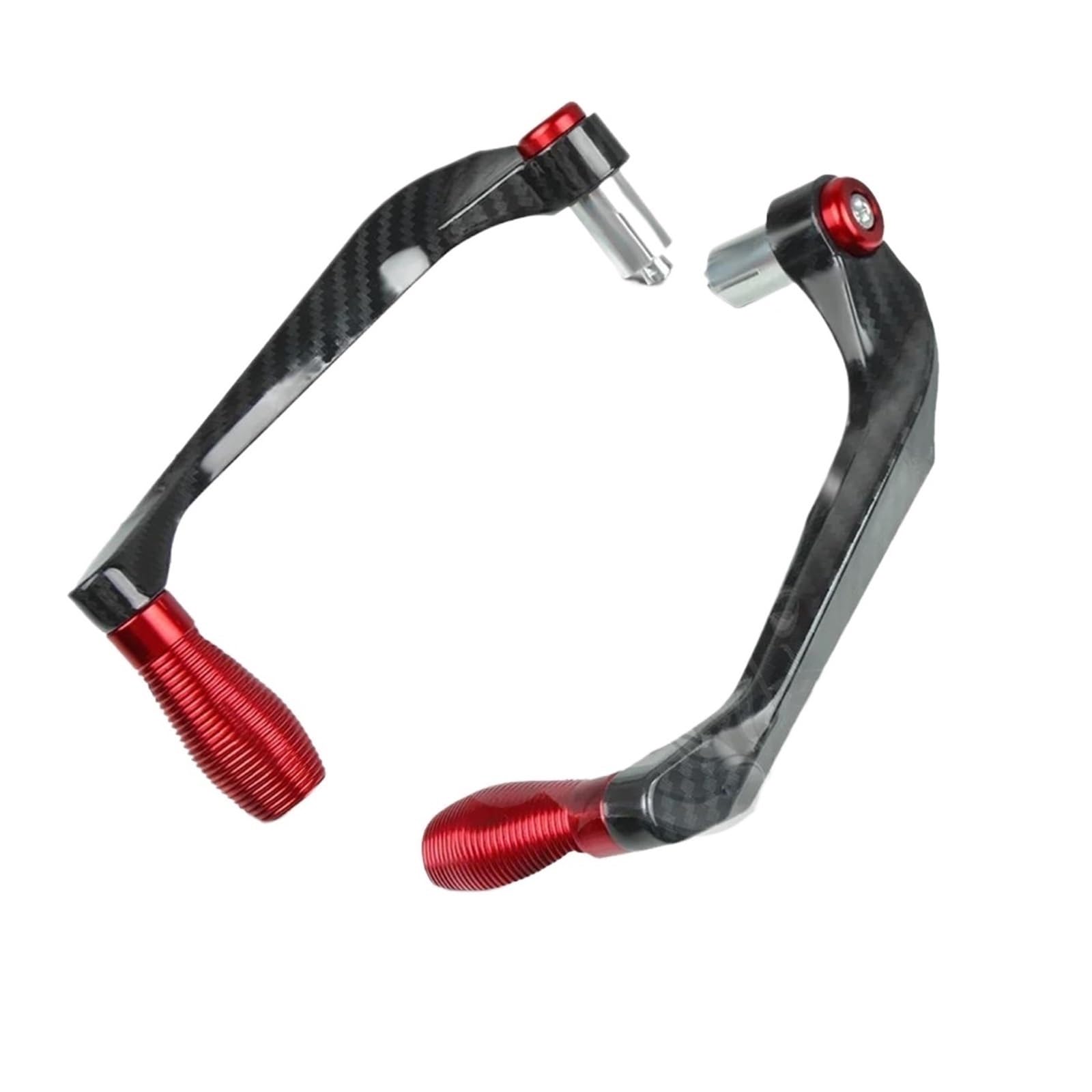 REOKIP for Ninja 250R 300 400 650R 1000 ZX10R ER6N Z750 Z800 Z900 Motorcycle Handlebar Brake Clutch Lever Guard Protector (Red)