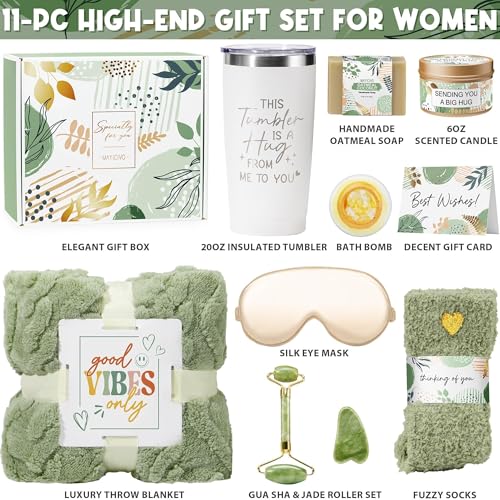 Image of Get Well Soon Baskets Birthday Gifts Self Care Package Spa Set for Women | Thinking of You Feel Better Cancer Care After Surgery Recovery Gifts, Hug In A Box for Women Friends Wife Girlfriend Sister