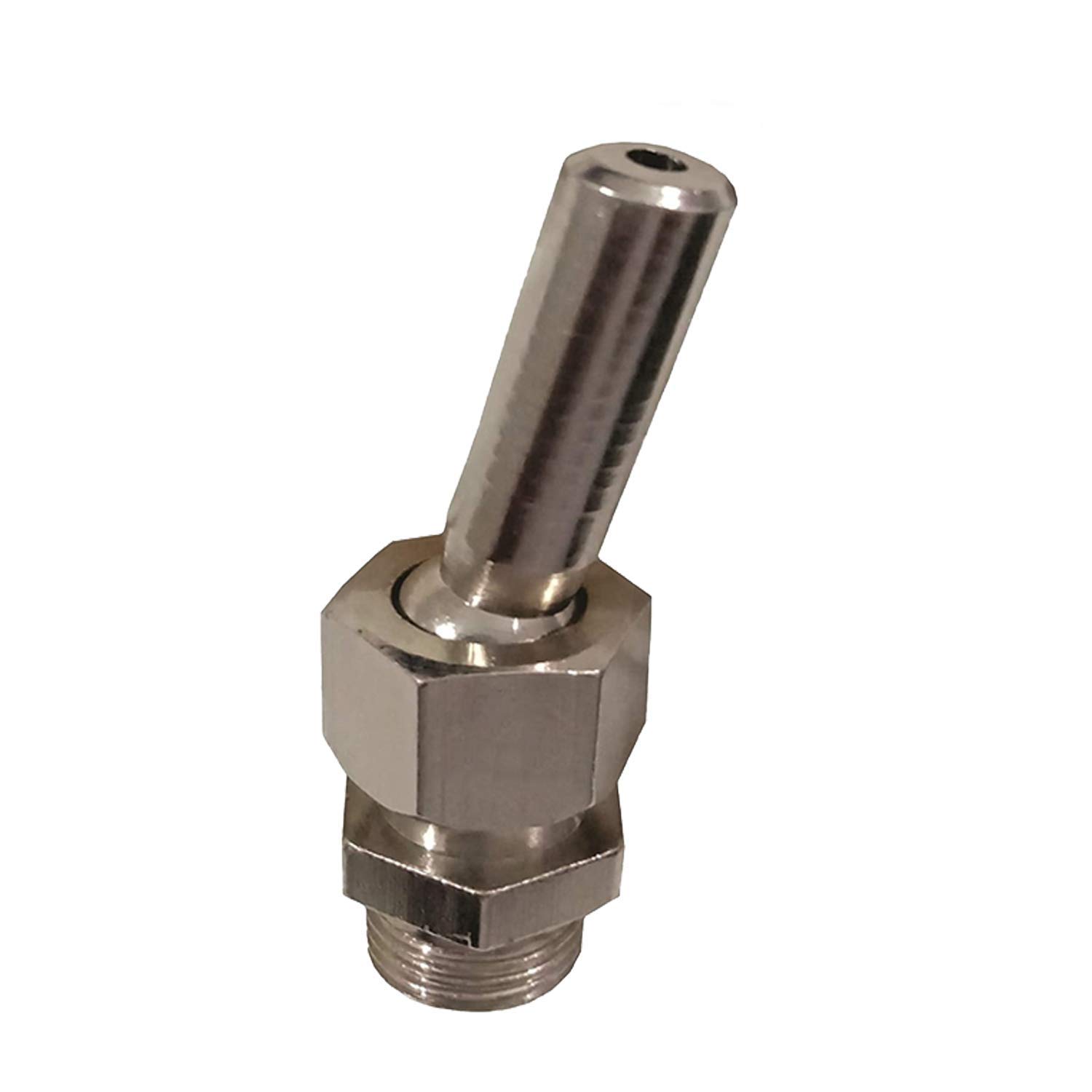 RespiKart® Pack of 10 Fountain Brass Adjustable Multi Direction Ball Joint Jet Nozzle with Water Sprinkler Spray Head (Hole 4 mm, Size 1/4) (B08KWHBY5T) Amazon Price History, Amazon Price Tracker