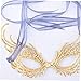 FOMIYES Rhinestone Alloy Decorative Party Mask Women’s Fashion Headband Simple Style Face Piece for Evening Events Random Color