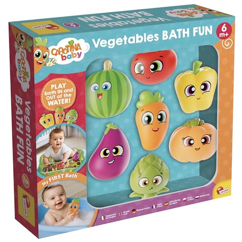 Jouets sensoriels de bain Carotina avec tapis d’eau gonflable pour bébé dès 6 mois