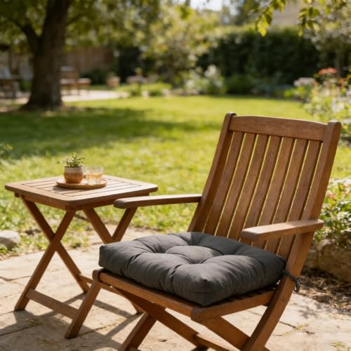 Coussin de banc de jardin imperméable lot de 2 en tissu polyester durable - 3