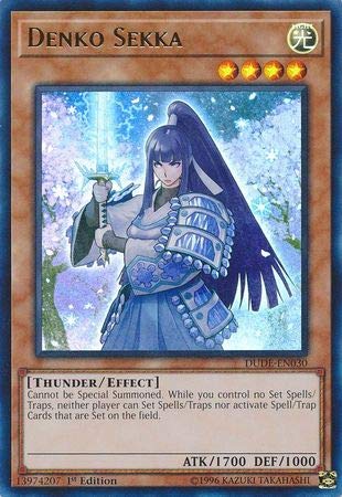 Amazon.com: Yu-Gi-Oh! - Denko Sekka - DUDE-EN030 - Ultra Rare
