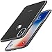 TOZO for iPhone X Case, PC Clear Ultra-Thin [ Perfect Fit ] Hard Protect Case Back Cover Bumper [transparent] Lightweight [Black Plating Edge]