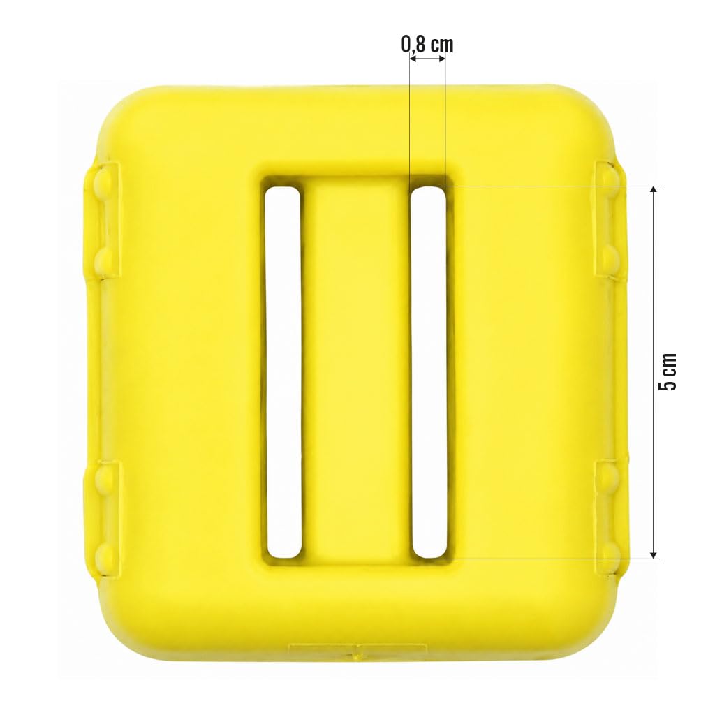 Plomb sub plastifié de 1 kg – lest sous-marin pour plongée, apnée et pêche en apnée, poids Sub ergonomique – Kit plomb sub de 1 à 6 kg fabriqué en Italie