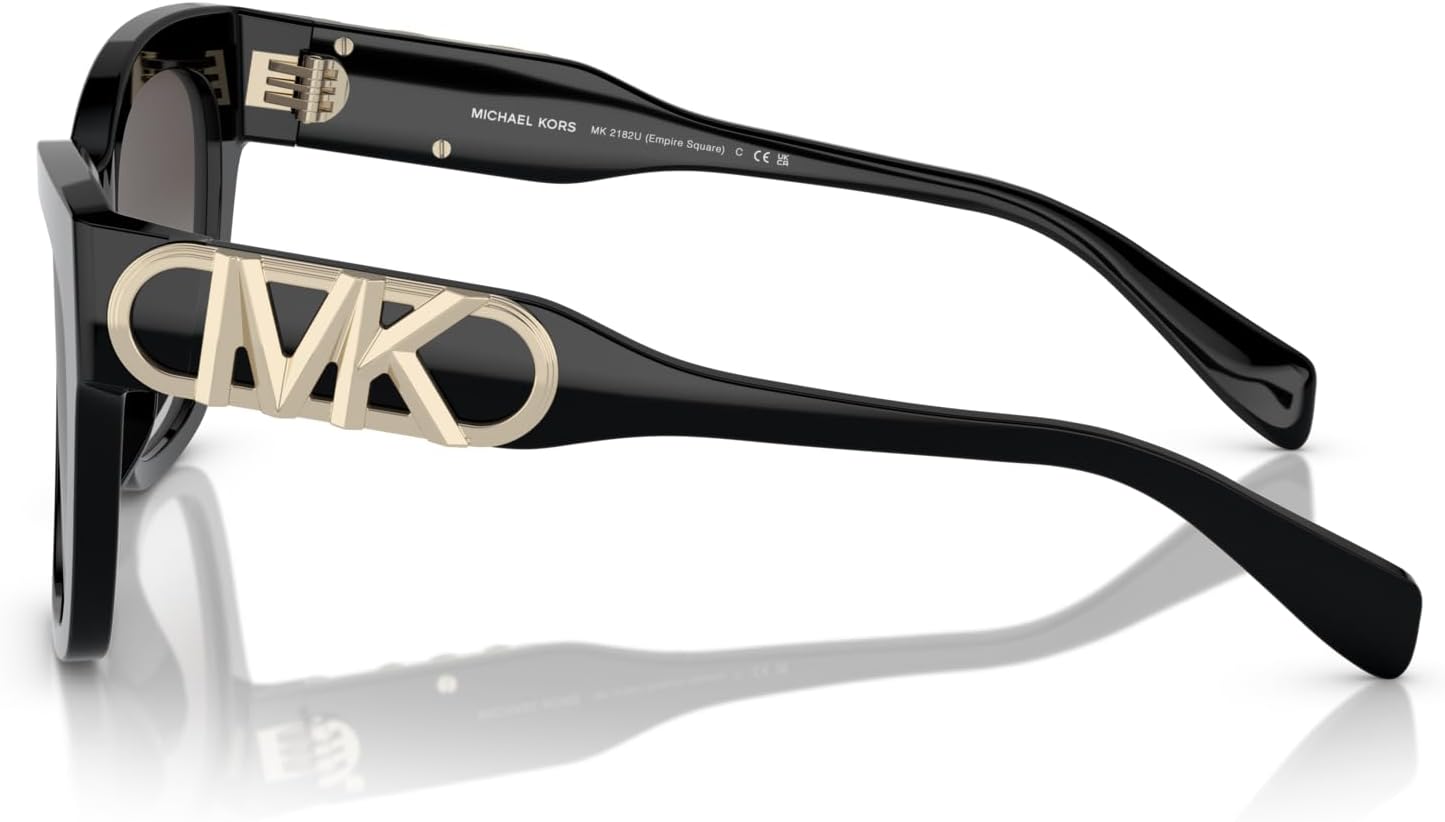 Michael Kors Women's MK2182U Empire Square Universal Fit Square Sunglasses
