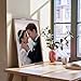 MRC Wood Products Custom Printed Portrait – Personalized Photo Artwork on Canvas Textured Board – 4 Size Options & 2 Frame Choices