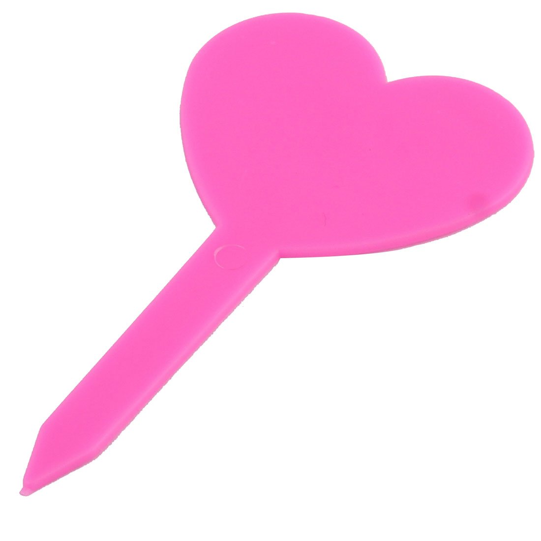 20 Etichette Per Piante A Forma Di Cuore In Plastica, Marcatore Da Giardino Riutilizzabile, Impermeabile E UV Resistente, Rosa, Per Semi E Vasi - 2