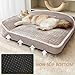 RUYICZB Dog Beds for Large Dogs, Orthopedic Dog Couch Bed with Washable Removable Cover, Warm Cozy Cat Beds for Indoor Cats, Pet Bed Sofa with Non-Slip Foam for Sleeping,XL