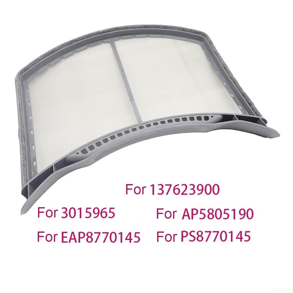 Filtro de secadora, 5304511512, pantalla de filtro de pelusa para secadora, piezas de repuesto de aparatos eléctricos, filtro de algodón (5304511512)