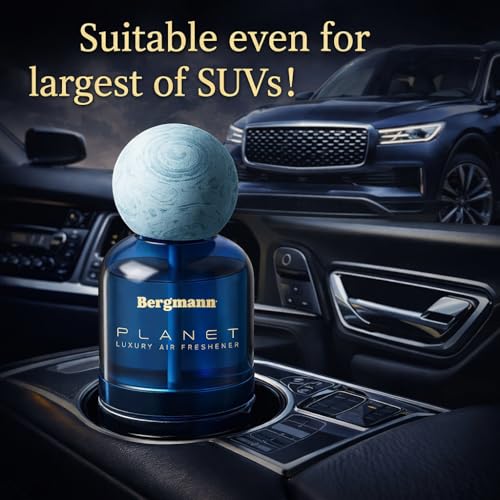 Image of Bergmann Planet Luxury Car Perfume, Car Air Freshener, For Car & Home, CORAL ICE, 110ml
